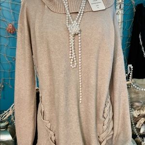 Women’s Cowl Neck Long Sleeve Sweater